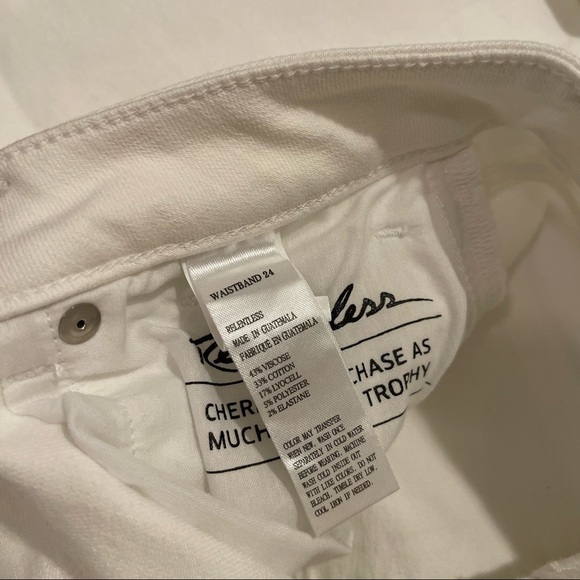 Relentless by Ariat white skinny jeans 24 NWT - Picture 4 of 6
